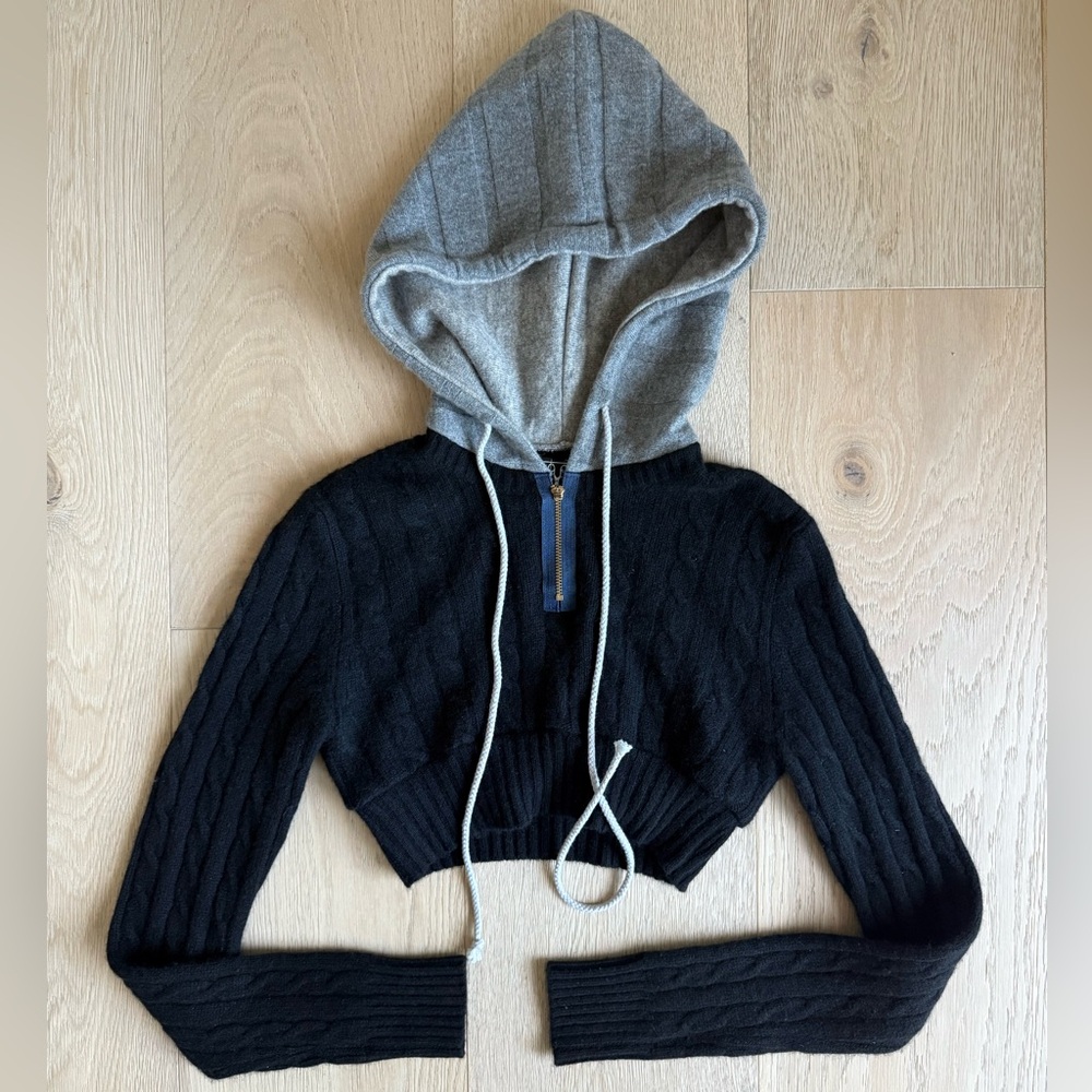 NWOT American Vintage Reworked Cropped Sweater Top
